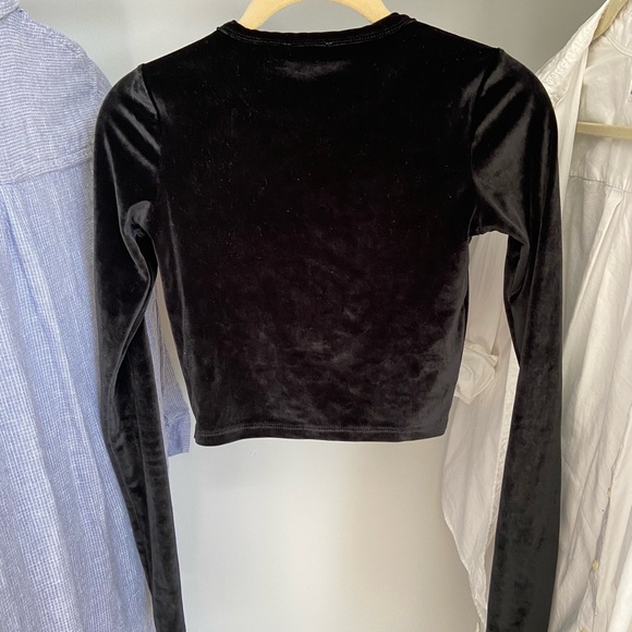 Velvet crop top - Picture 3 of 3